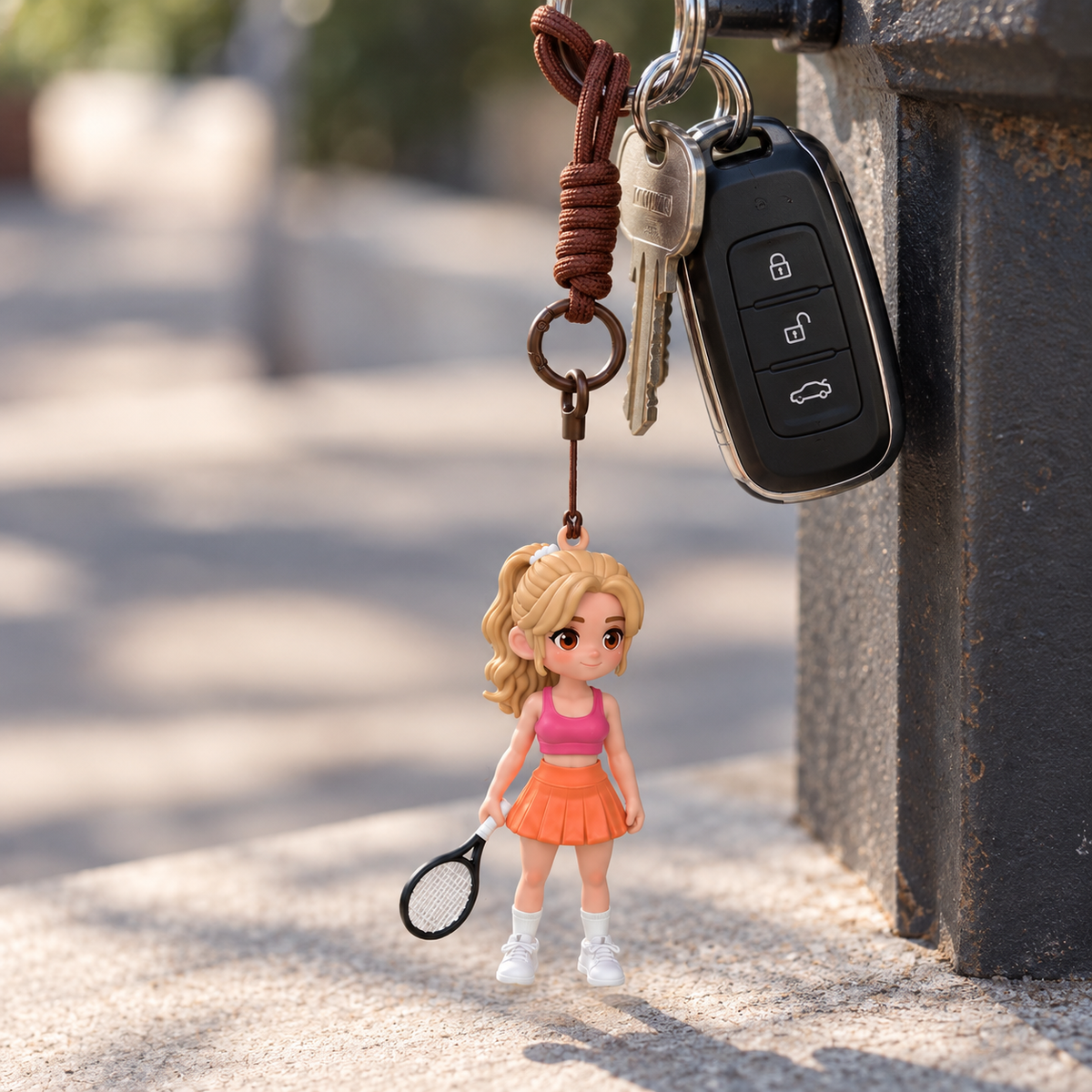 Custom 3D Figurine Keychain from Photo – Personalized Mini Me