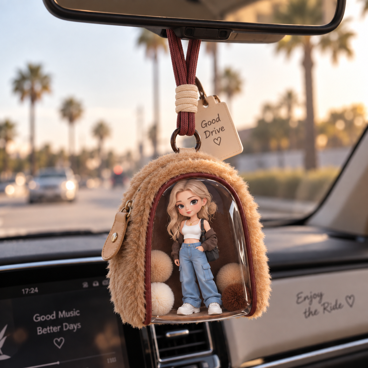 Custom Chibi Figurine Bag Charm from Photo