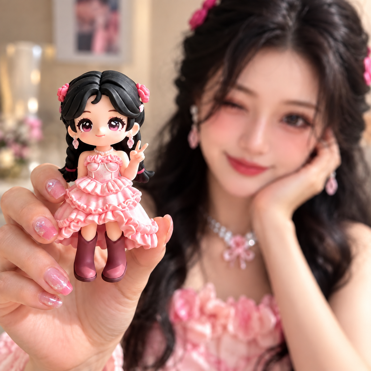 Custom Chibi Figurine from Photo – Personalized 3D Figure