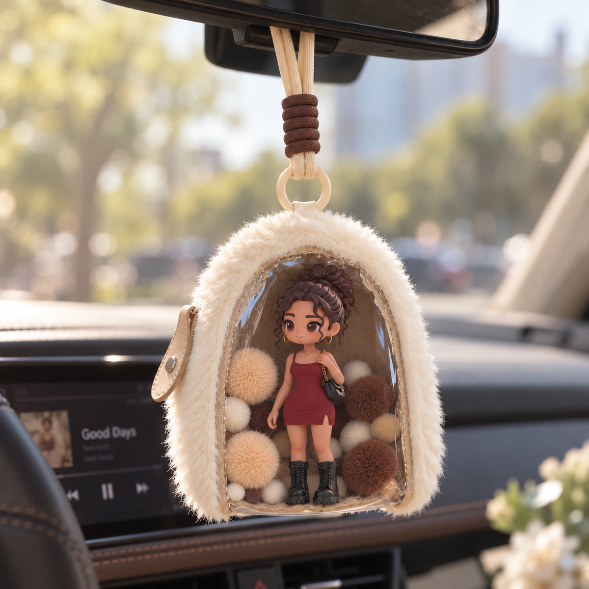 Custom Chibi Figurine Bag Charm from Photo