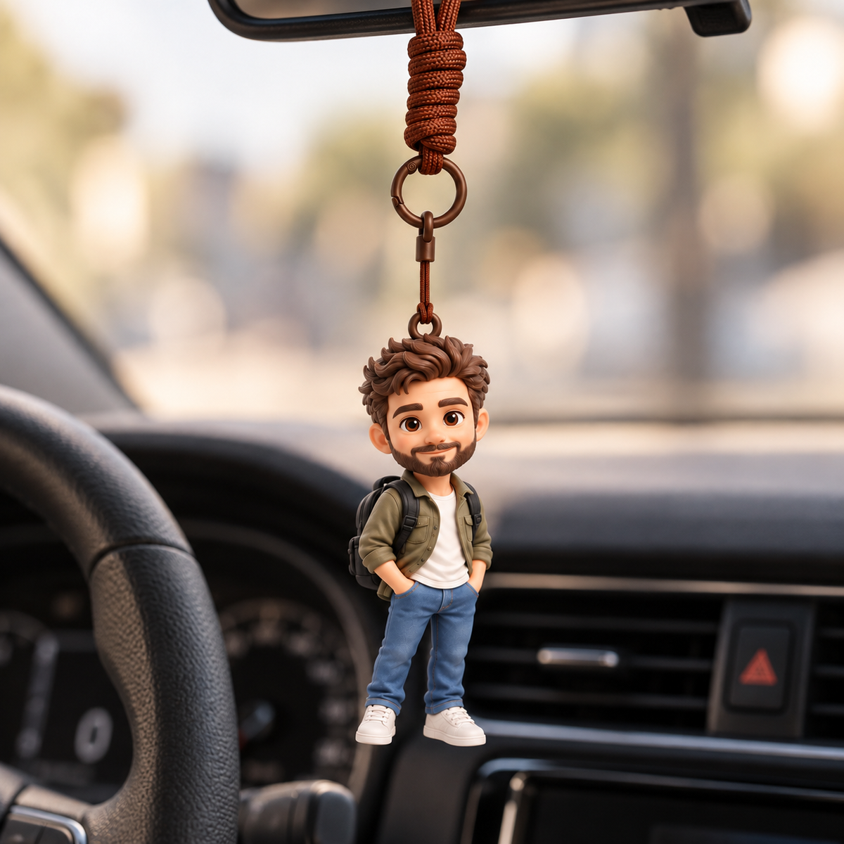 Custom 3D Figurine Keychain from Photo – Personalized Mini Me
